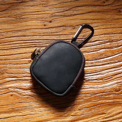Cowhide Small Wallet Zipper Shell